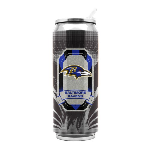 Baltimore Ravens Stainless Steel Thermo Can - 16.9 ounces