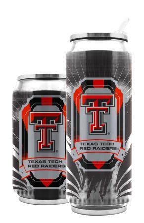 Texas Tech Red Raiders Stainless Steel Thermo Can - 16.9 ounces