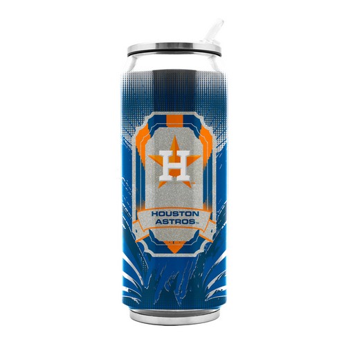 Houston Astros Thermo Can Stainless Steel 16.9oz