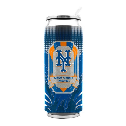 New York Mets Thermo Can Stainless Steel 16.9oz