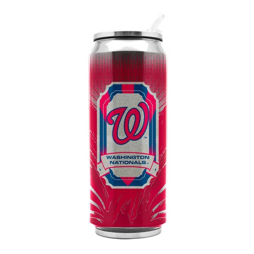 Washington Nationals Thermo Can Stainless Steel 16.9oz