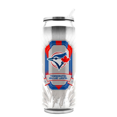 Toronto Blue Jays Thermo Can Stainless Steel 16.9oz