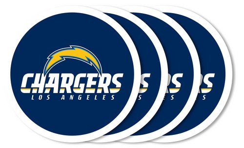 Los Angeles Chargers Coaster Set 4 Pack