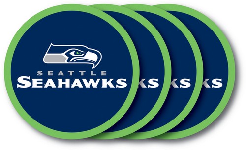 Seattle Seahawks Coaster 4 Pack Set