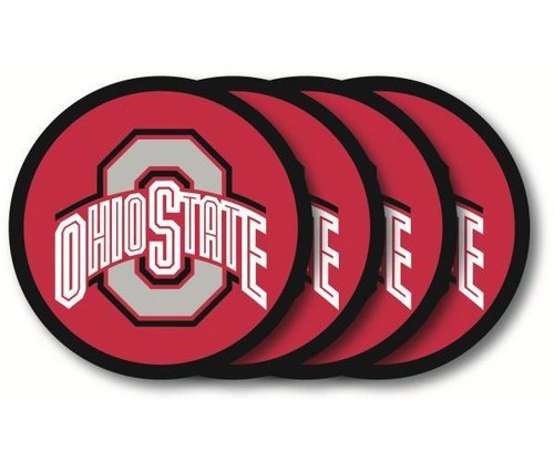 Ohio State Buckeyes Coaster Set 4 Pack