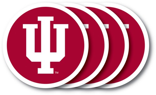 Indiana Hoosiers Coaster Set 4 Pack