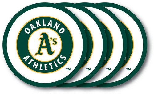 Oakland Athletics Coaster Set 4 Pack