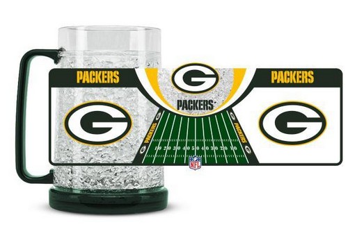 Green Bay Packers Mug Crystal Freezer Style