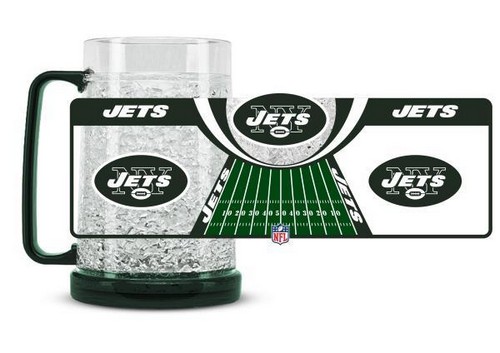 New York Jets Crystal Freezer Mug