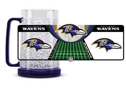 Baltimore Ravens Crystal Freezer Mug