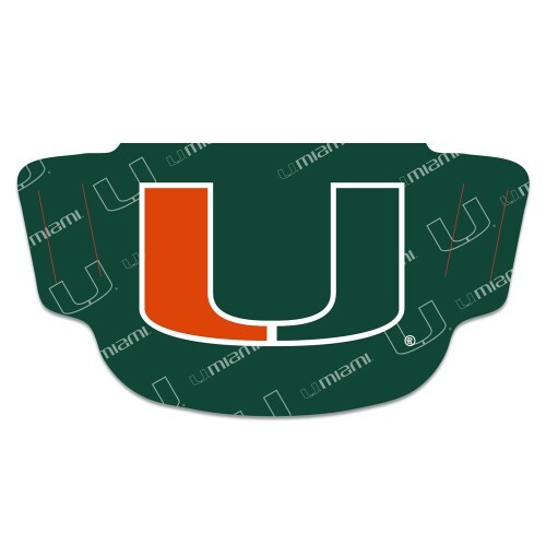 Miami Hurricanes Face Mask Fan Gear