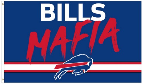 Buffalo Bills Flag 3x5 Deluxe Style Bills Mafia Design