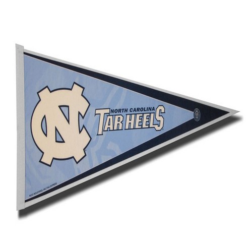 North Carolina Tar Heels Pennant 12x30 Carded Rico