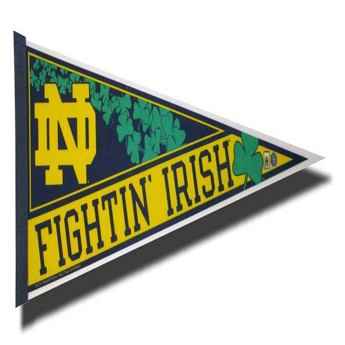 Notre Dame Fighting Irish Pennant 12x30 Carded Rico