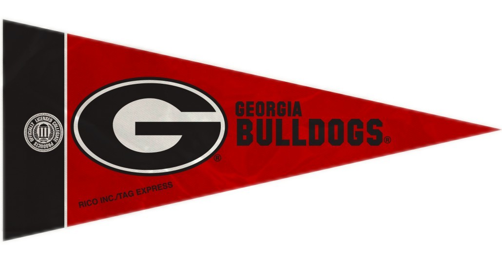 Georgia Bulldogs Pennant Set Mini 8