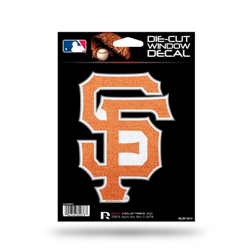 San Francisco Giants Decal 5x5 Die Cut Bling