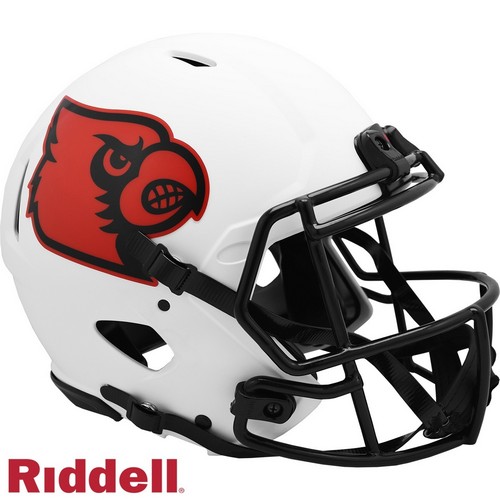 Louisville Cardinals Helmet Riddell Authentic Full Size Speed Style Lunar Eclipse Alternate