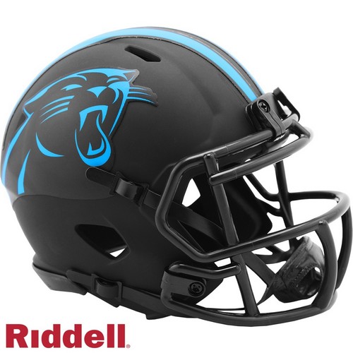 Carolina Panthers Helmet Riddell Replica Mini Speed Style Eclipse Alternate