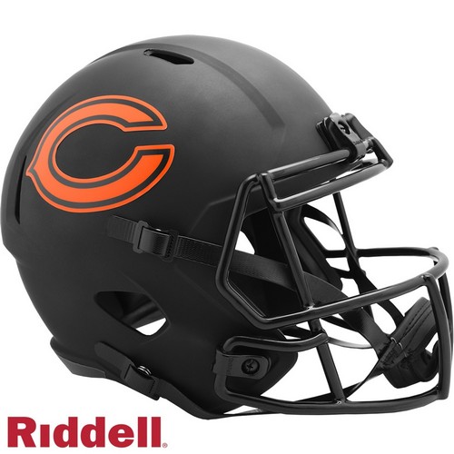 Chicago Bears Helmet Riddell Replica Full Size Speed Style Eclipse Alternate