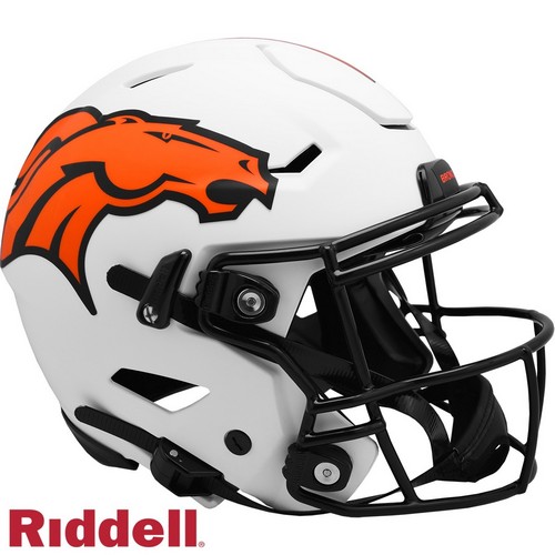 Denver Broncos Helmet Riddell Authentic Full Size SpeedFlex Style Lunar Eclipse Alternate