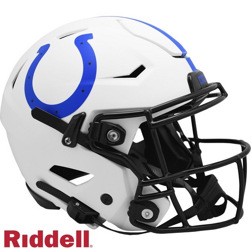 Indianapolis Colts Helmet Riddell Authentic Full Size SpeedFlex Style Lunar Eclipse Alternate