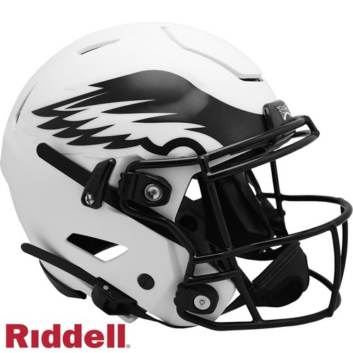 Philadelphia Eagles Helmet Riddell Authentic Full Size SpeedFlex Style Lunar Eclipse Alternate