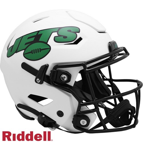 New York Jets Helmet Riddell Authentic Full Size SpeedFlex Style Lunar Eclipse Alternate