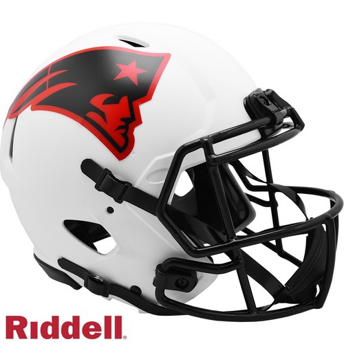 New England Patriots Helmet Riddell Authentic Full Size Speed Style Lunar Eclipse Alternate