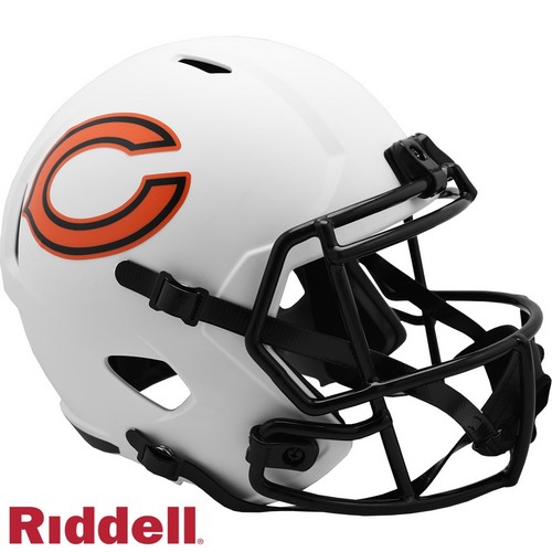 Chicago Bears Helmet Riddell Replica Full Size Speed Style Lunar Eclipse Alternate