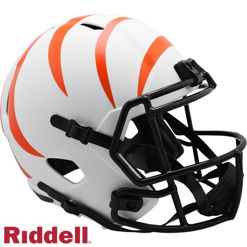 Cincinnati Bengals Helmet Riddell Replica Full Size Speed Style Lunar Eclipse Alternate