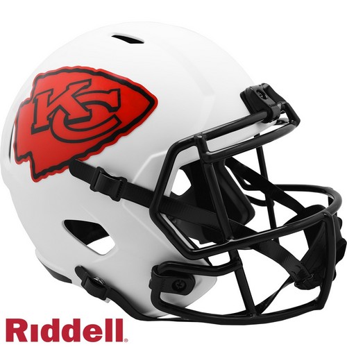 Kansas City Chiefs Helmet Riddell Replica Full Size Speed Style Lunar Eclipse Alternate