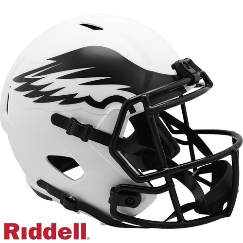 Philadelphia Eagles Helmet Riddell Replica Full Size Speed Style Lunar Eclipse Alternate