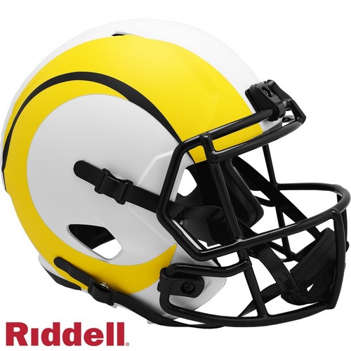 Los Angeles Rams Helmet Riddell Replica Full Size Speed Style Lunar Eclipse Alternate