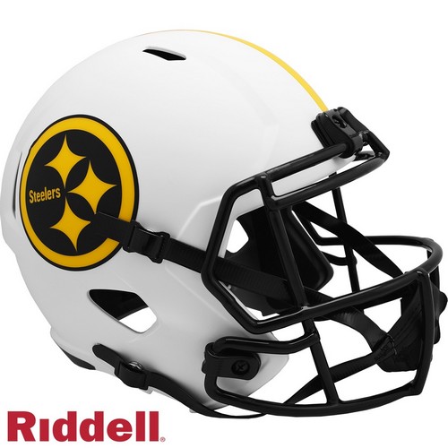 Pittsburgh Steelers Helmet Riddell Replica Full Size Speed Style Lunar Eclipse Alternate