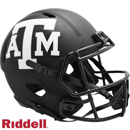 Texas A&M Aggies Helmet Riddell Replica Full Size Speed Style Eclipse Alternate