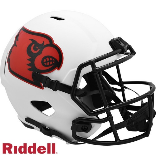 Louisville Cardinals Helmet Riddell Replica Full Size Speed Style Lunar Eclipse Alternate