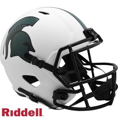 Michigan State Spartans Helmet Riddell Replica Full Size Speed Style Lunar Eclipse Alternate