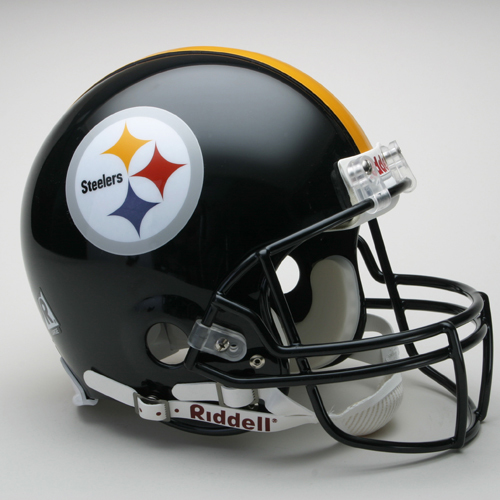 Pittsburgh Steelers Helmet Riddell Authentic Full Size VSR4 Style