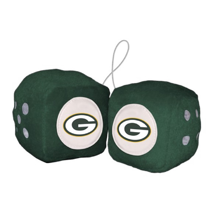 Green Bay Packers Fuzzy Dice