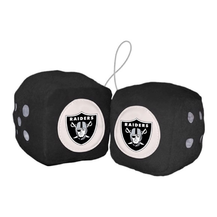 Las Vegas Raiders Fuzzy Dice