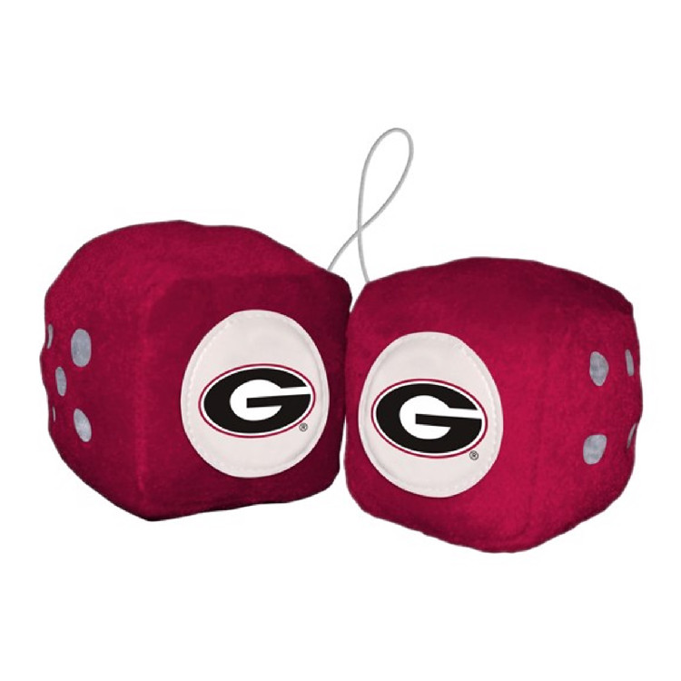 Georgia Bulldogs Fuzzy Dice