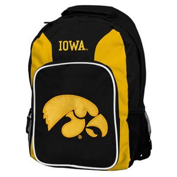 Iowa Hawkeyes Backpack Southpaw Style Yellow