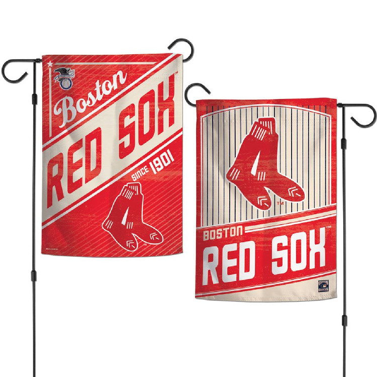 Boston Red Sox Flag 12x18 Garden Style 2 Sided Cooperstown