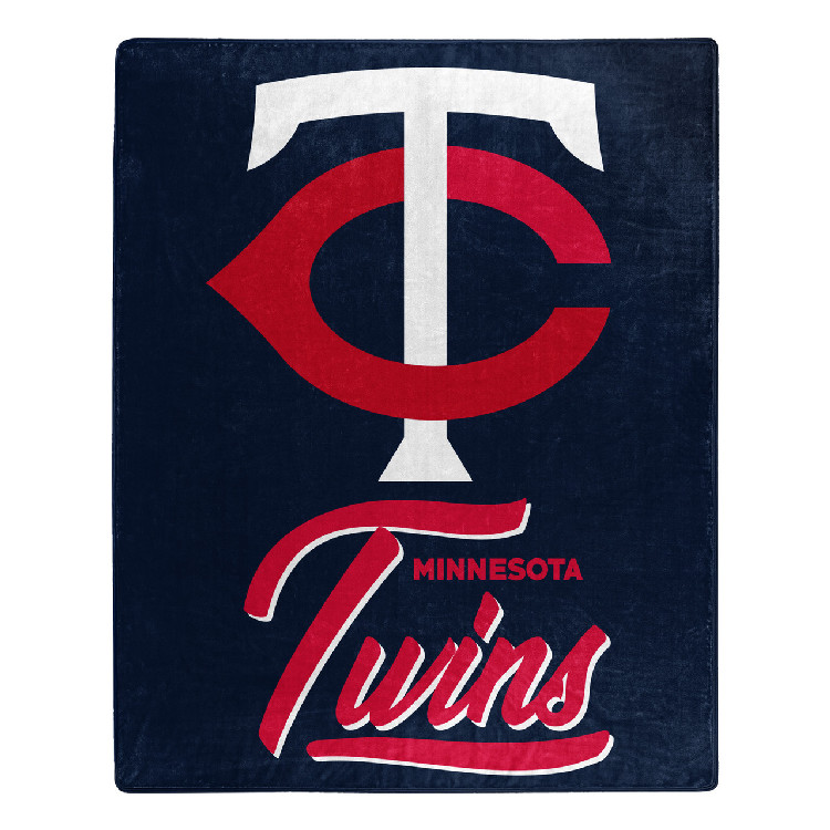 Minnesota Twins Blanket 50x60 Raschel Signature Design