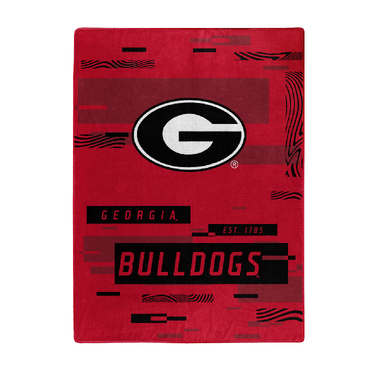 Georgia Bulldogs Blanket 60x80 Raschel Digitize Design