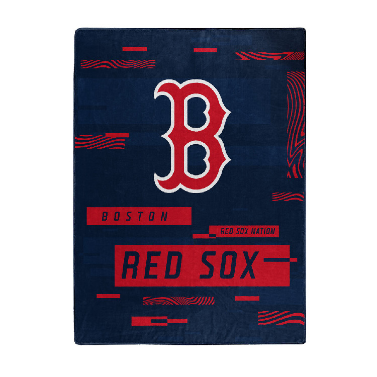 Boston Red Sox Blanket 60x80 Raschel Digitize Design