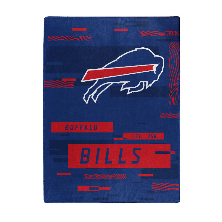 Buffalo Bills Blanket 60x80 Raschel Digitize Design