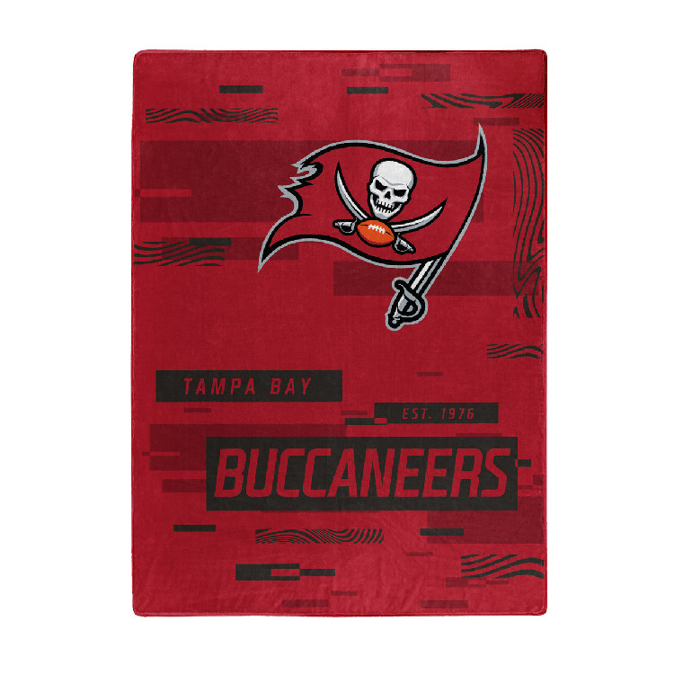 Tampa Bay Buccaneers Blanket 60x80 Raschel Digitize Design