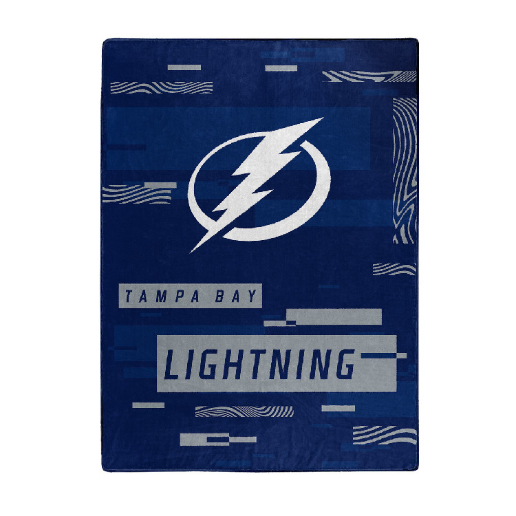 Tampa Bay Lightning Blanket 60x80 Raschel Digitize Design