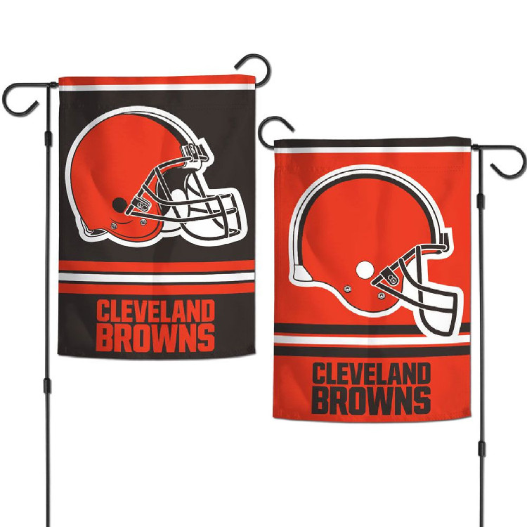 Cleveland Browns Flag 12x18 Garden Style 2 Sided